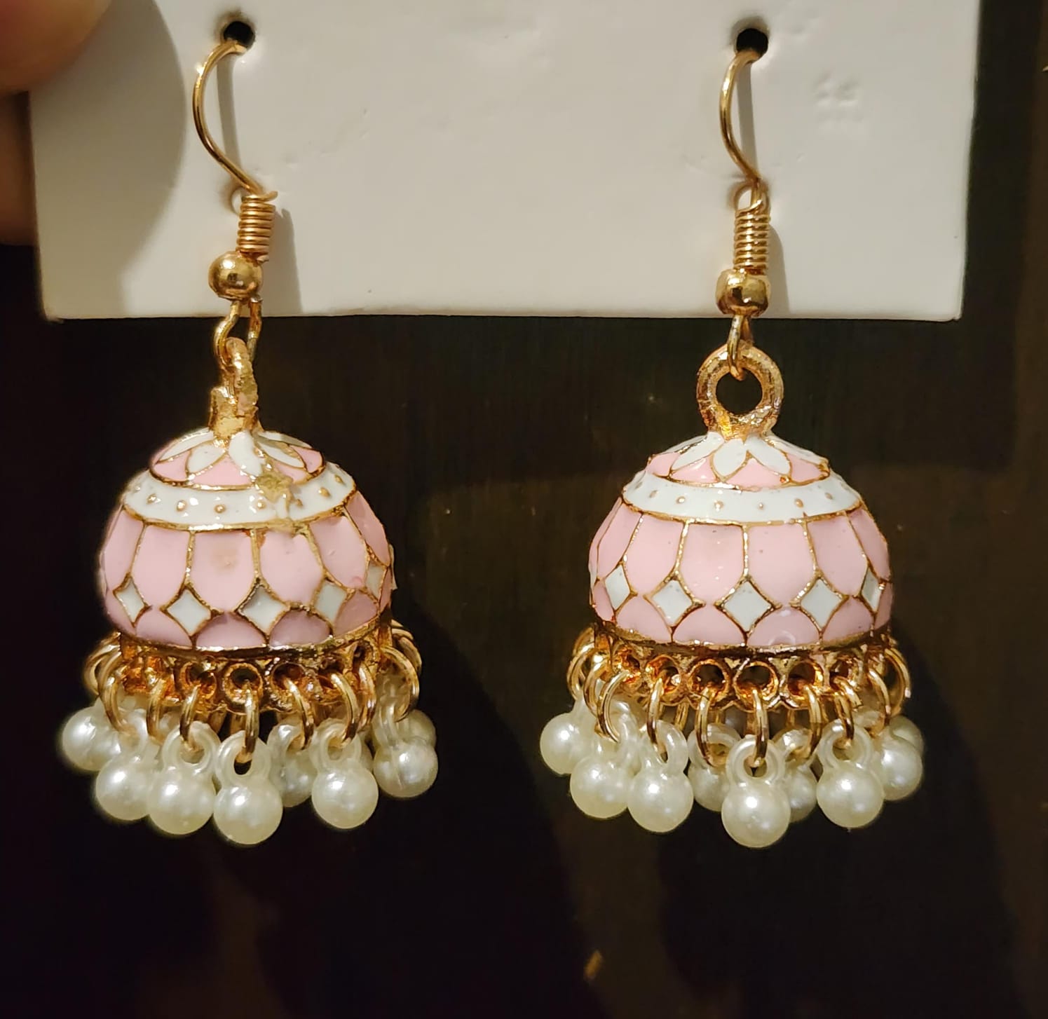Jhumka - Baby Pink