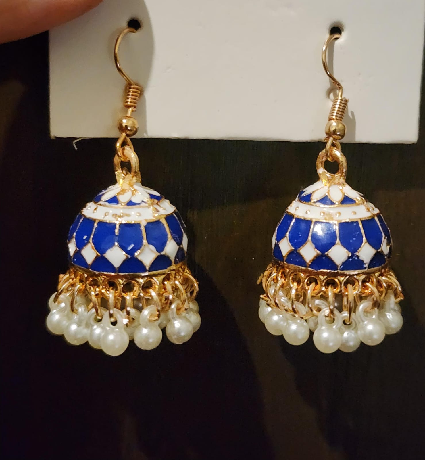 Jhumka - Blue