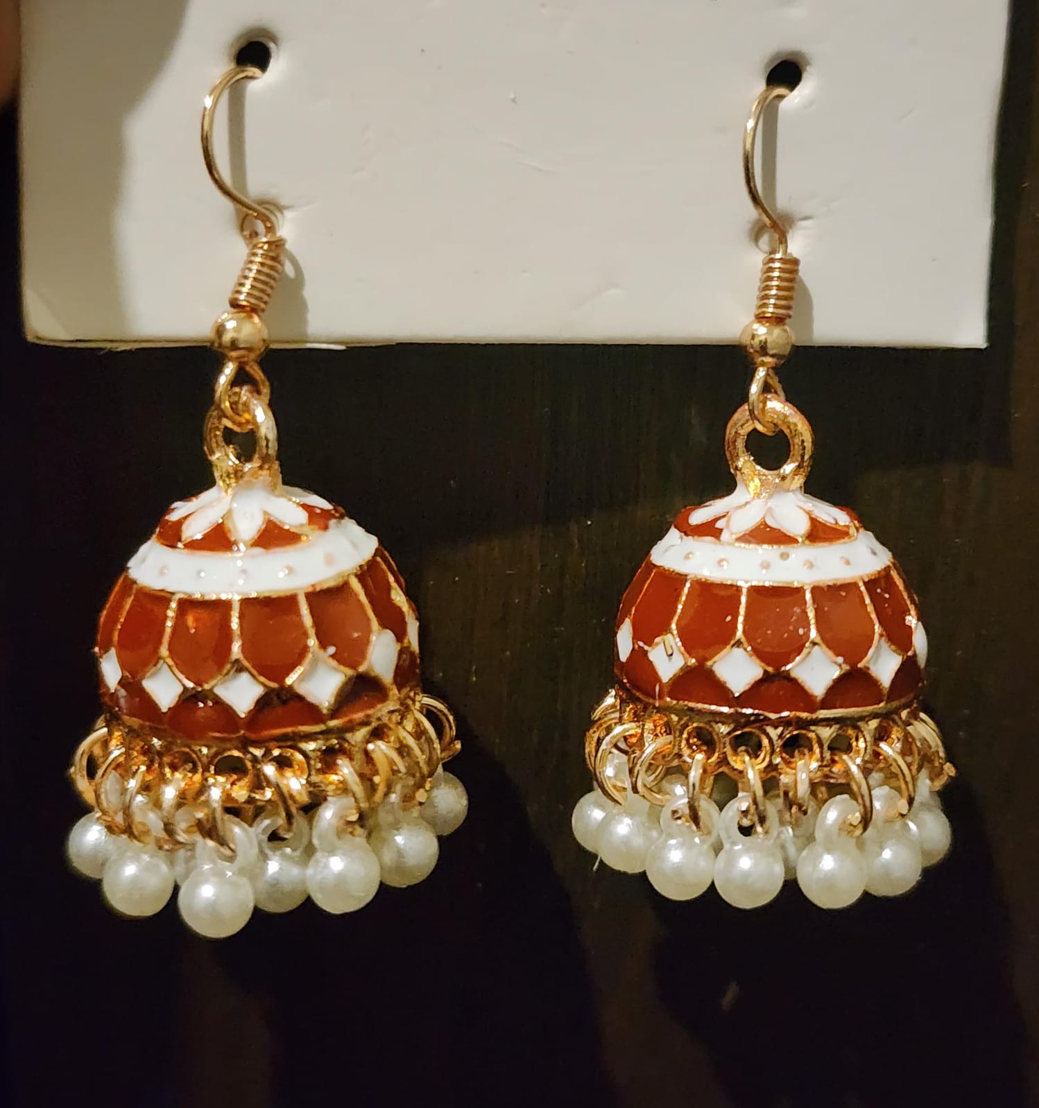 Jhumka - Red