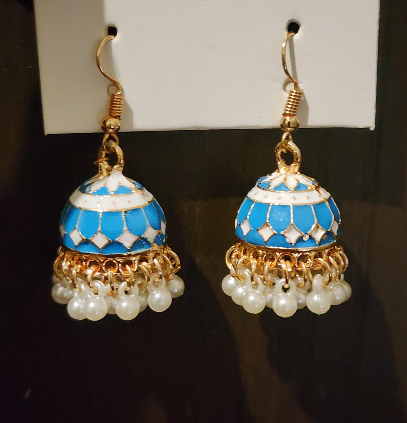 Jhumka - Ferozi/Light Blue