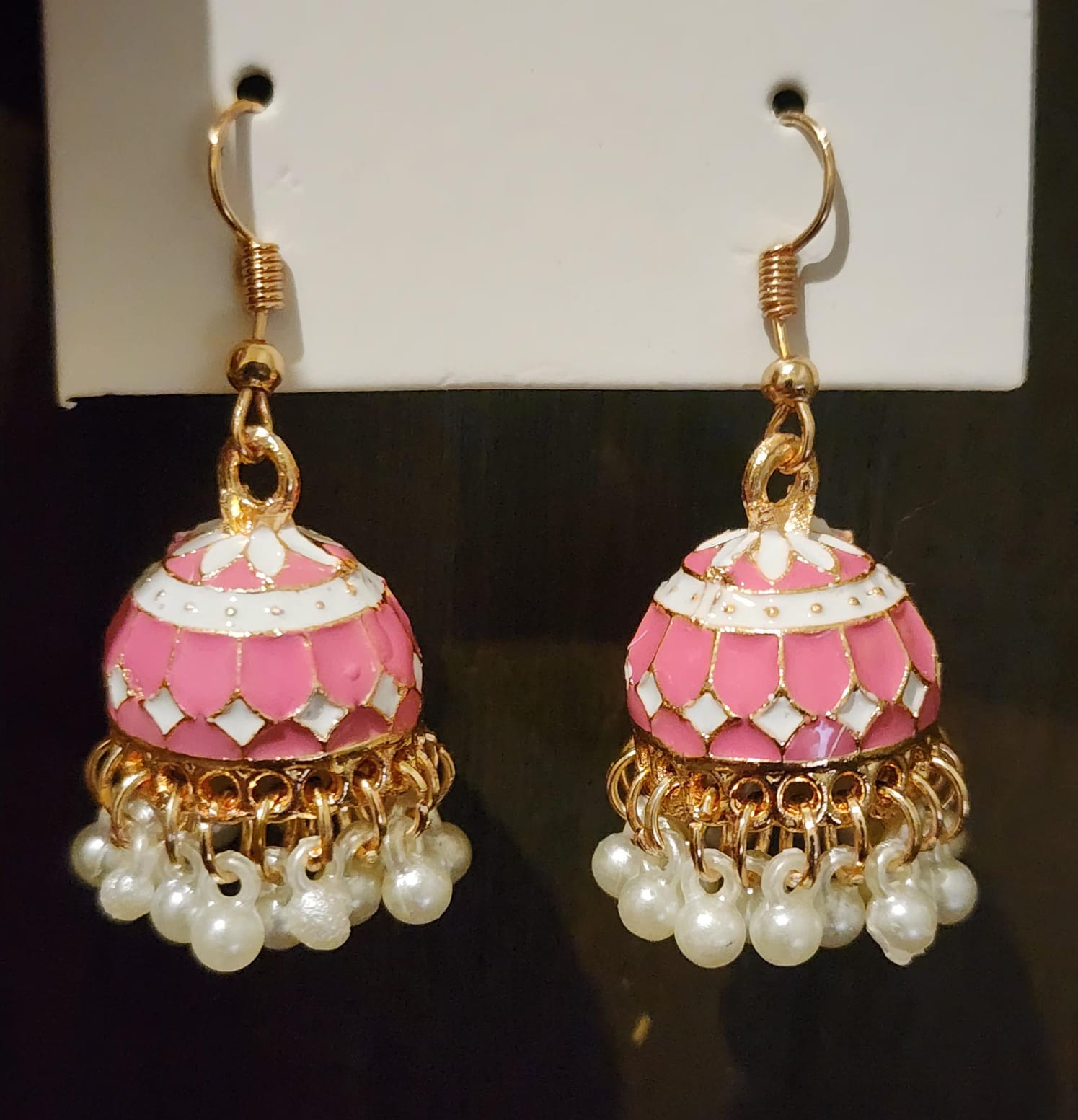 Jhumka - Pink