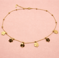 ✨ Beaded Flowers Charm Necklace — Aurã de Luxé - Aurã de Luxê