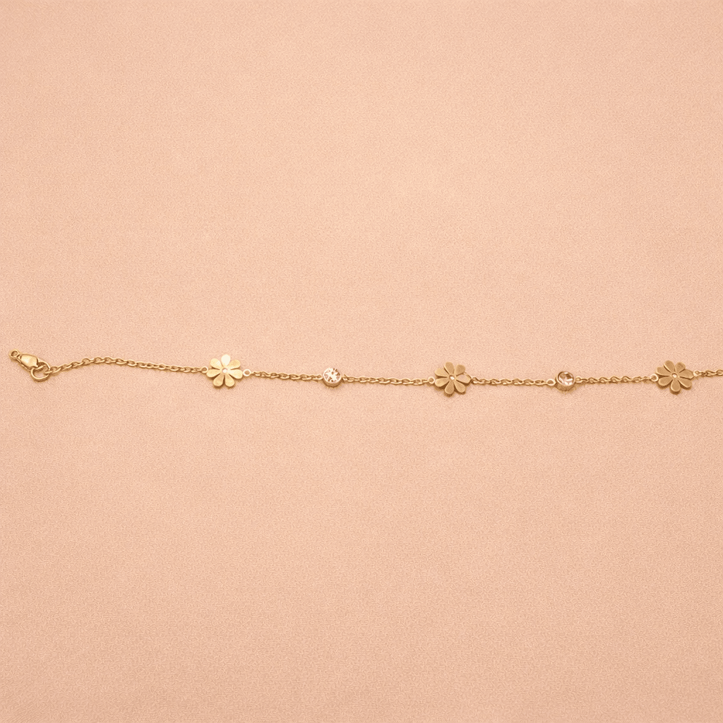 ✨️ Éclat Floral Crystal Bracelet — Aurã de Luxé - Aurã de Luxê