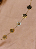 ✨ Signature Emblem Disc Bracelet – Aurã de Luxé - Aurã de Luxê