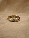 ✨ Trinity Interlace Ring – Aurã de Luxé