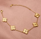 ✨ Gold Clover Élan Bracelet — Aurã de Luxé - Aurã de Luxê